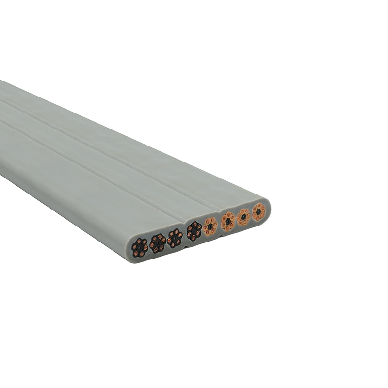 الكابلات المسطحة ذات غلاف PVC المعزول PVC النحاسية