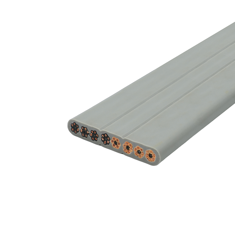 الكابلات المسطحة ذات غلاف PVC المعزول PVC النحاسية
