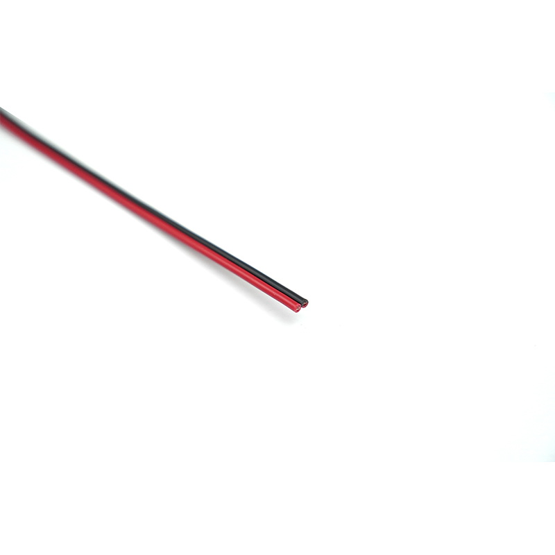 كابل مزدوج متوازي باللونين الأحمر والأسود